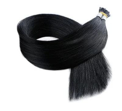 Jet Black (1) I-Tips - TAMY DOLL HAIR